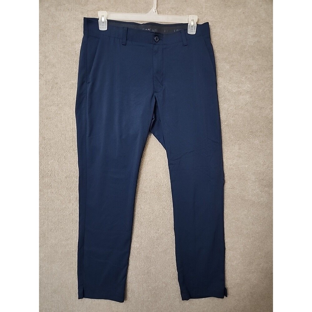 Under Armour Golf Pants Mens 36x32 Blue Performance Lightweight Chino Stretch